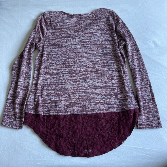 Purple long sleeve blouse - Picture 3 of 4
